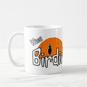 Wise birdie kaffe mugg