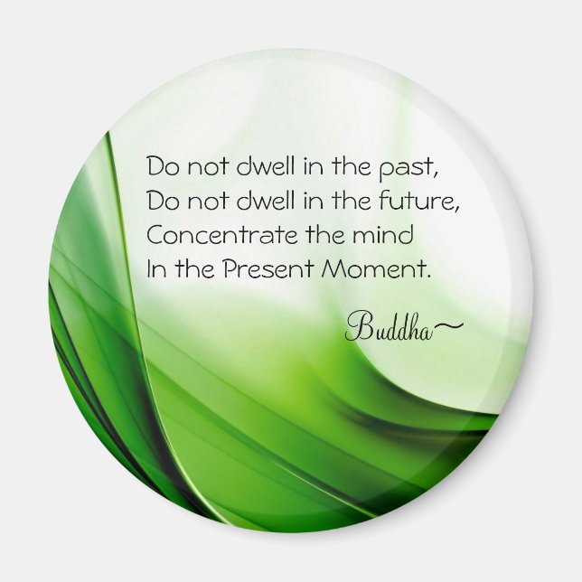 Wise Buddha Quote Magnet (Framsidan)