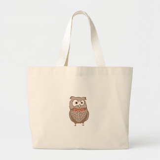 Wise & Cute Uggla Tecknad Tote Bag Jumbo Tygkasse