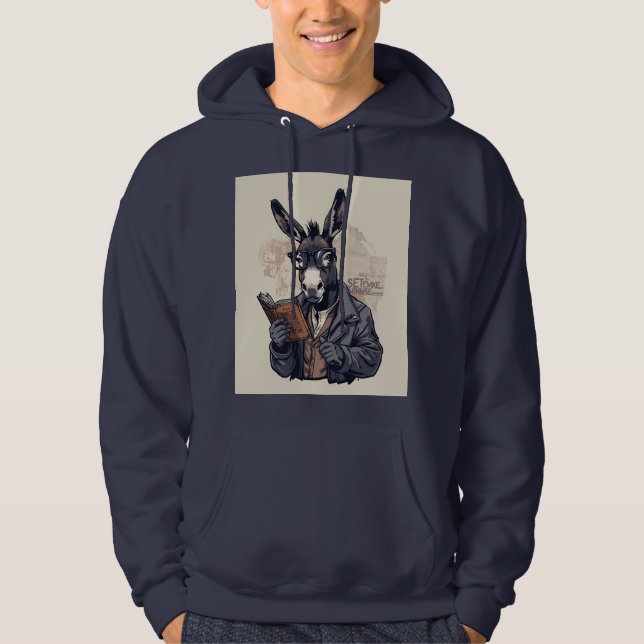 Wise Donkey — Hoodie (Framsida)