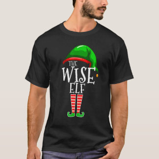 Wise Elf-familjens matchande gruppjulfest T Shirt