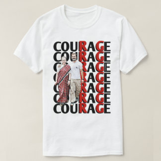 Wise Expression Courage of Rahul Gandhi T-shirt