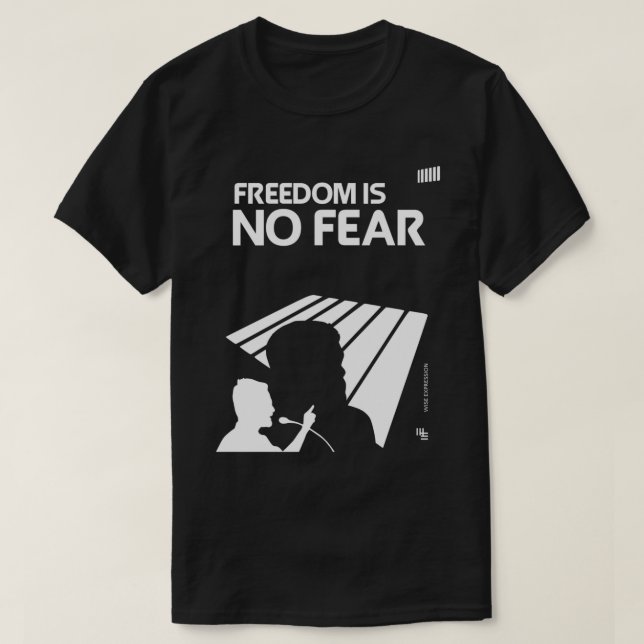 Wise Expression FREE UMAR KHALID T-shirt (Design framsida)