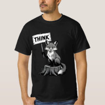 Wise Fox TÄNKA Vintage Animal Höger T-Shirt