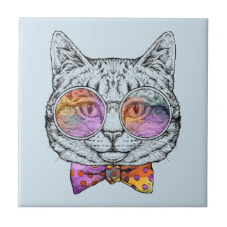 Wise Kattunge Kat Kakelplatta