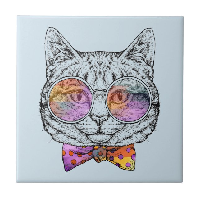 Wise Kattunge Kat Kakelplatta (Framsidan)