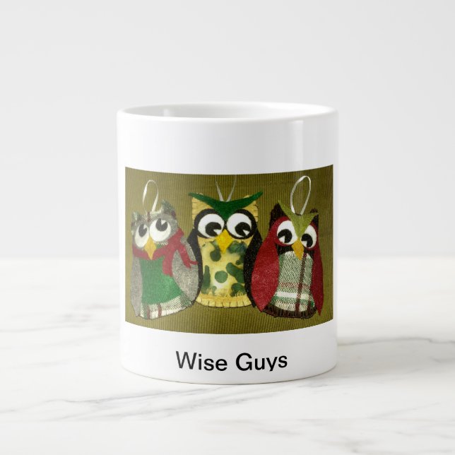 Wise Killar Uggla Ornaments Jumbo Coffee Mugg! Mugg (Framsidan)
