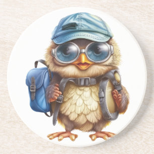 Wise Little Traveler - Kid Uggla med ryggsäck Underlägg