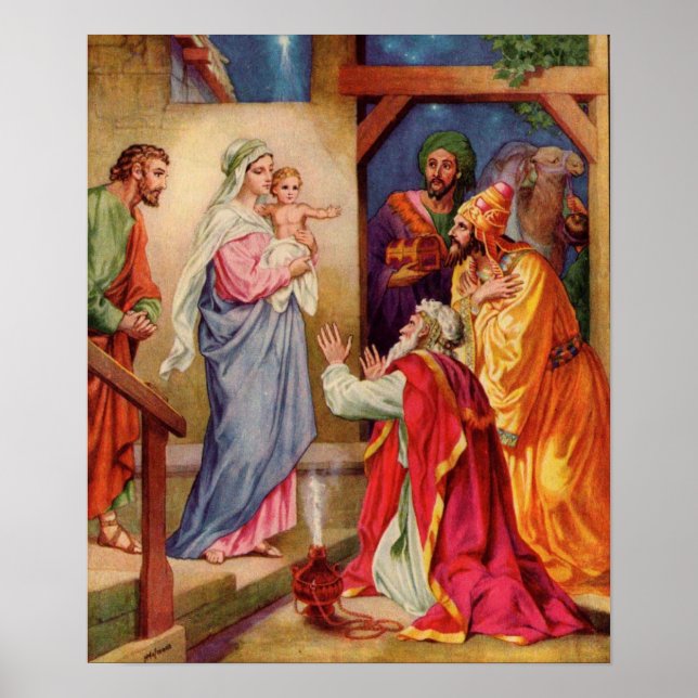 Wise Manar besök Poster (Framsidan)