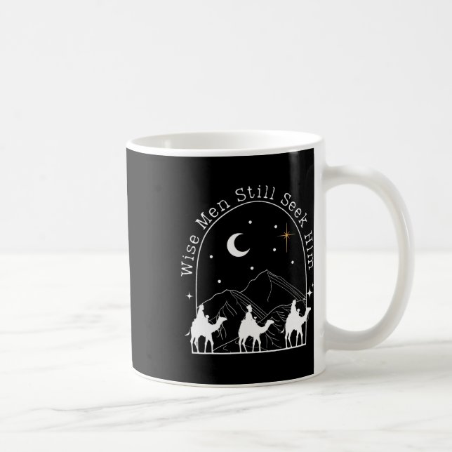Wise Manar fortsätter att träffa honom Kristus Jes Kaffemugg (Höger)