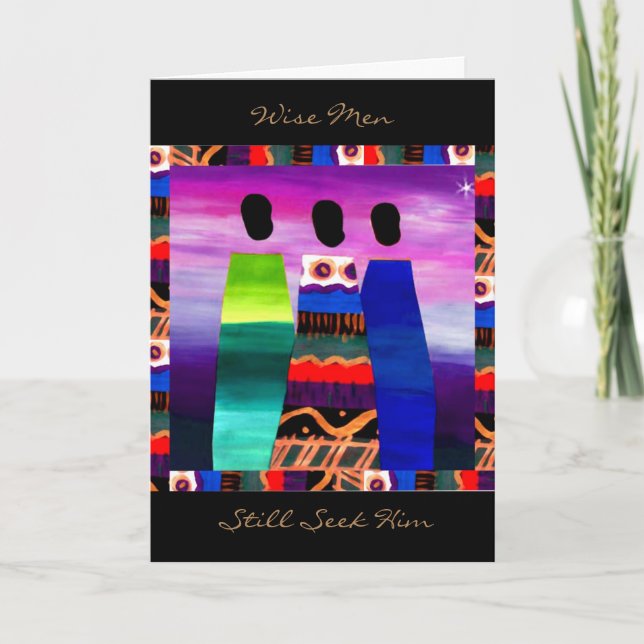 Wise Manar Helgdag Card Helgkort (Framsida)