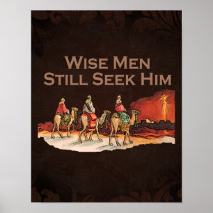 Wise Manar söker fortfarande honom, jul Poster
