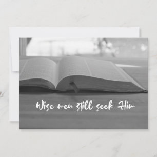 Wise Manar söker fortfarande jul Julkort