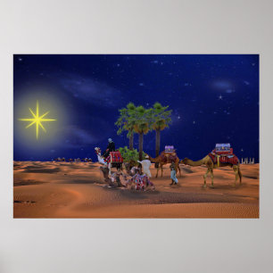 Wise Manar Star-julgrafik Poster
