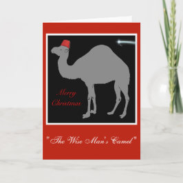 Wise Man's Camel-julkort Helgkort