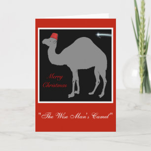 Wise Man's Camel-julkort Helgkort