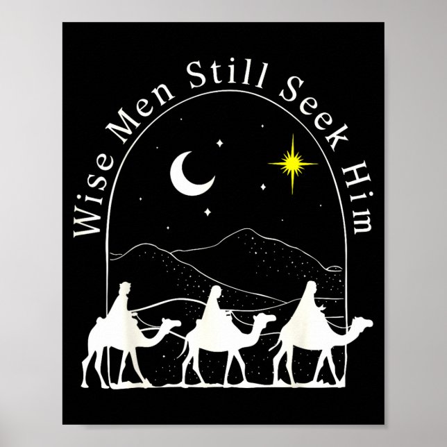 Wise Men Christian Christmas Jesus Nativity Scene  Poster (Framsidan)