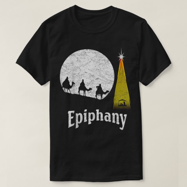 Wise Men Epiphany Three Kings Day T Shirt (Design framsida)