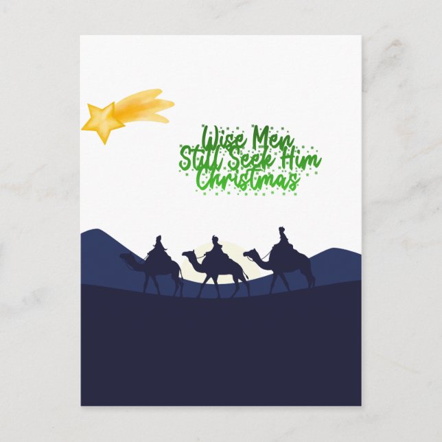 Wise Men Still Seek Him Jul Vykort (Framsida)