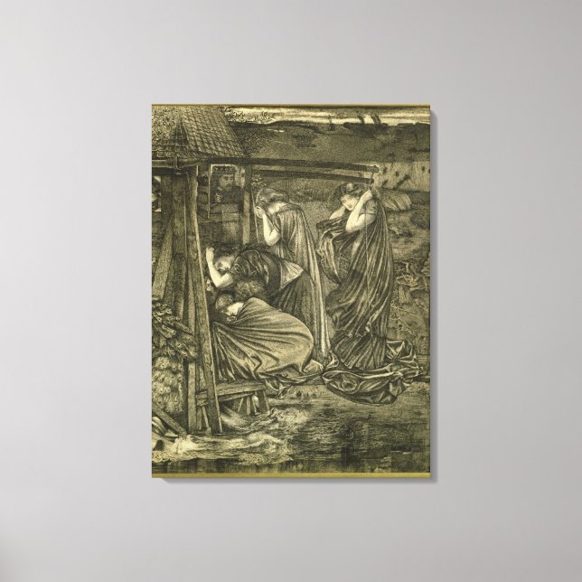 Wise och Foolish Virgins Canvastryck (Framsida)