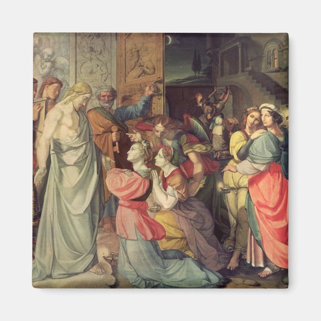 Wise och Foolish Virgins Magnet (Framsidan)