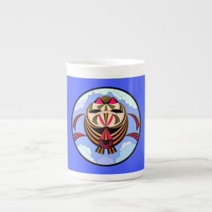 Wise Old Uggla-kaffe/Tea Mugg Benporslin Mugg