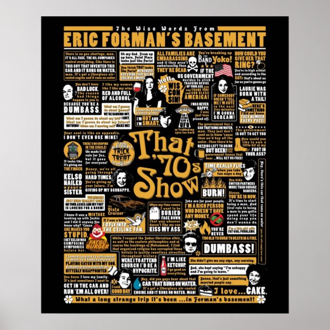 Wise Ord från Eric Formans Basement Poster (Framsidan)