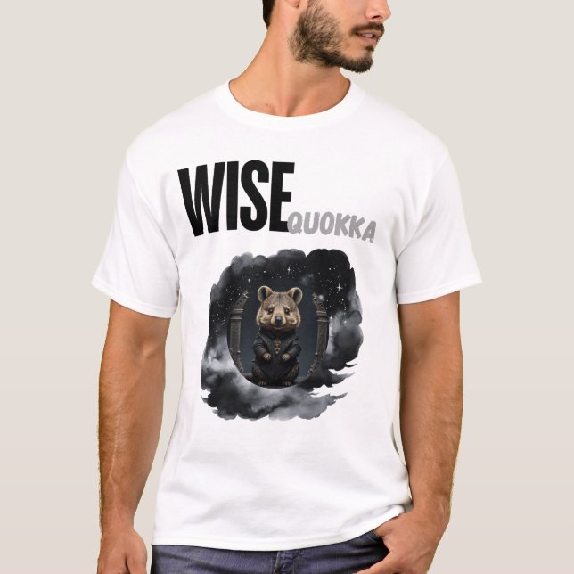 Wise QUOKKA-skjorta T Shirt (Framsida)