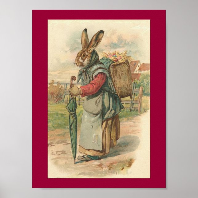 Wise Rabbit Påsk Poster (Framsidan)