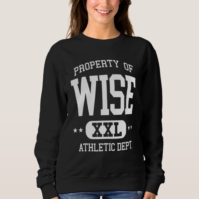 Wise Retro Athletic Egendom Dept T Shirt (Framsida)