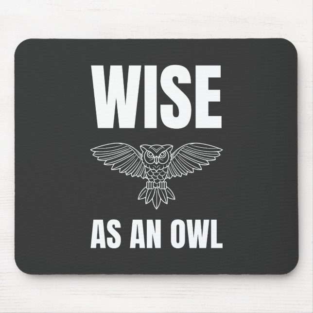 Wise som Uggla Musmatta (Framsidan)
