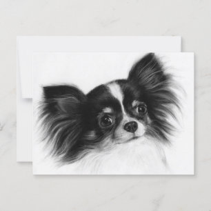 Wise Soul - Hand Painting Senior Chihuahua Porträt Vykort