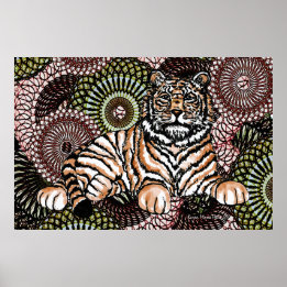 Wise Tiger Poster