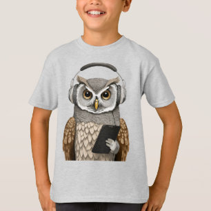 Wise Uggla Barn T Shirt