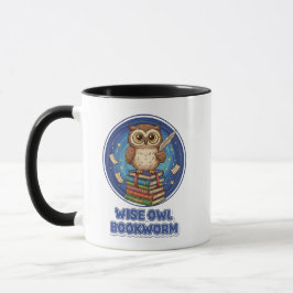 Wise Uggla Bookworm Mugg