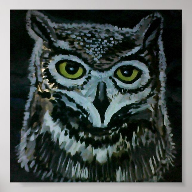 Wise Uggla i natt Poster (Framsidan)