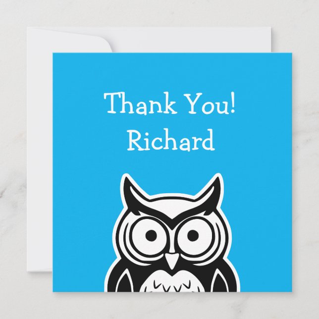 Wise Uggla Julkort (Framsida)