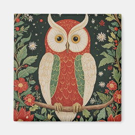 Wise Winter Watcher Magnet