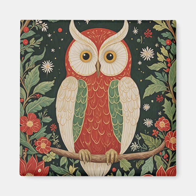 Wise Winter Watcher Magnet (Framsidan)