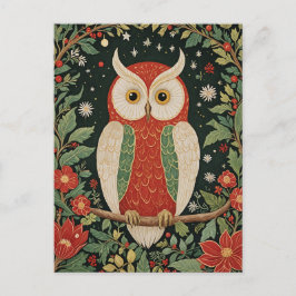 Wise Winter Watcher Vykort