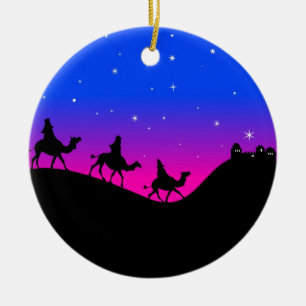 Wisemen Julgransprydnad Keramik