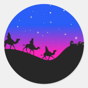 Wisemen Runt Klistermärke