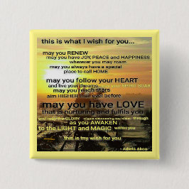 WISH Button av Poet Adiela Akoo Knapp