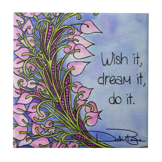 Wish Dream Do Kakelplatta (Framsidan)