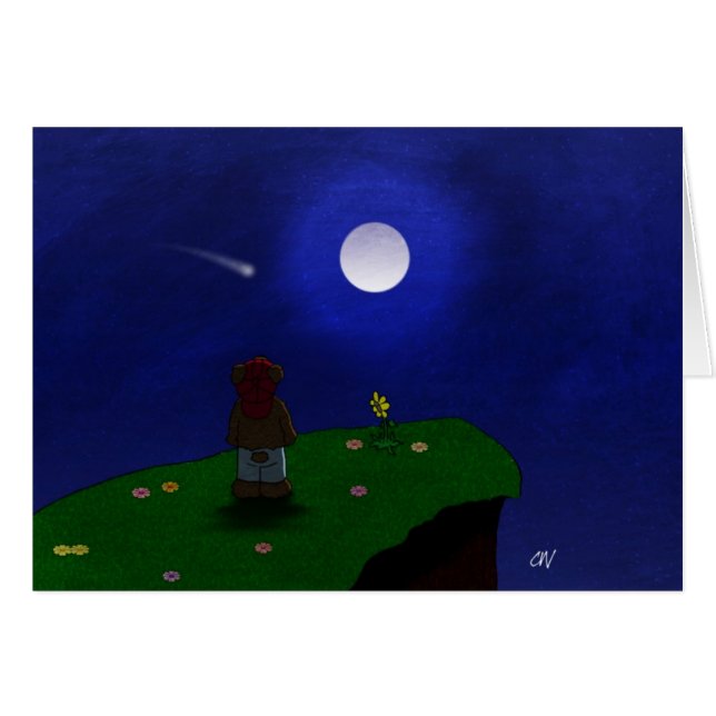 "Wish" kort (Framsidan Horizontal)