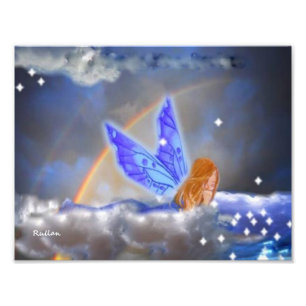 "WISH UPON A STAR" 11" x 8,5" FOTOSKRIV UT Fototryck
