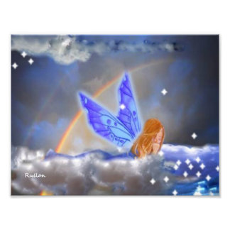 "WISH UPON A STAR" 11" x 8,5" FOTOSKRIV UT Fototryck