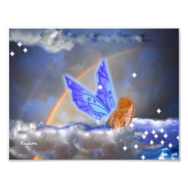 "WISH UPON A STAR" 11" x 8,5" FOTOSKRIV UT Fototryck (Framsidan)