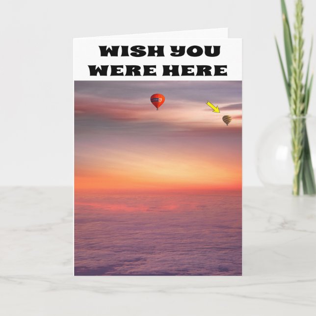 Wish you were here. kort (Framsida)