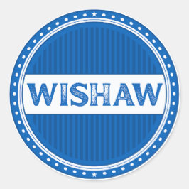 Wishaw City Pride Emblem – skotsk identitet Runt Klistermärke